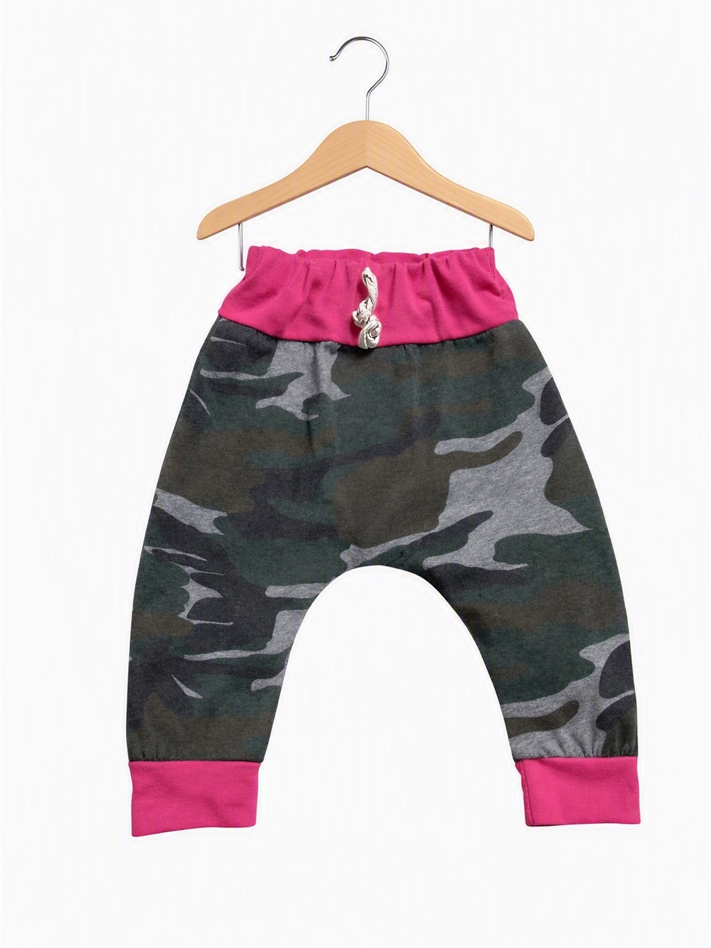 10/$15 Baby Camouflage Evolutive Pants with Pink Waistband Fits Size 6-12M